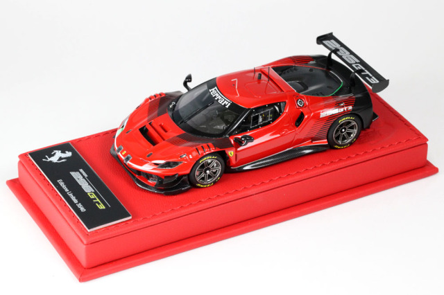 BBR Deluxe C279ADL Ferrari 296 GT3 2022 Rosso Corsa (Red Leather