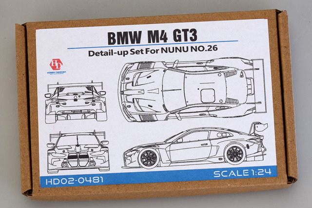 Hobby Design HD02_0481 1/24 BMW M4 GT3 Detail-up set for Nunu