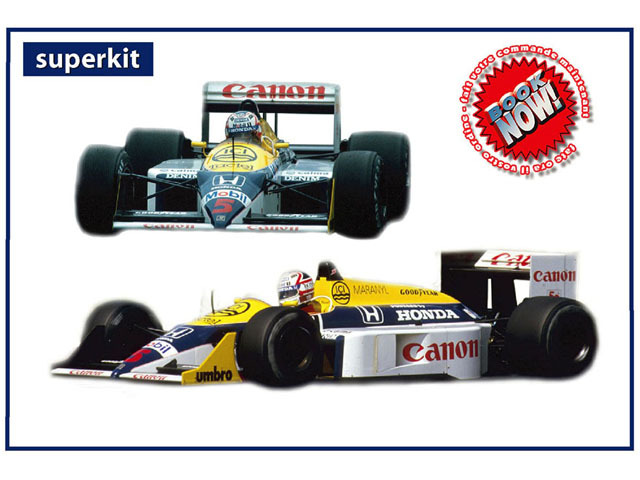 TAMEO kit TMK438 Williams Honda FW11B British GP 1987 N.Mansell