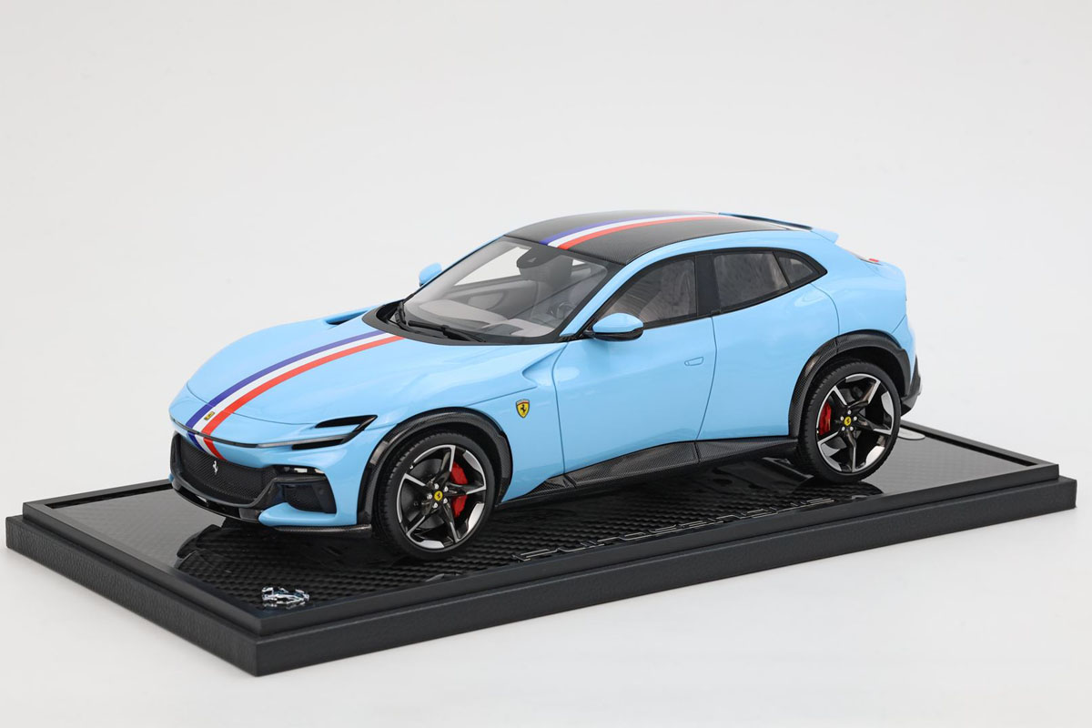 お取り寄せ商品】BBR P18219ALV 1/18 Ferrari Purosangue Azzurro La