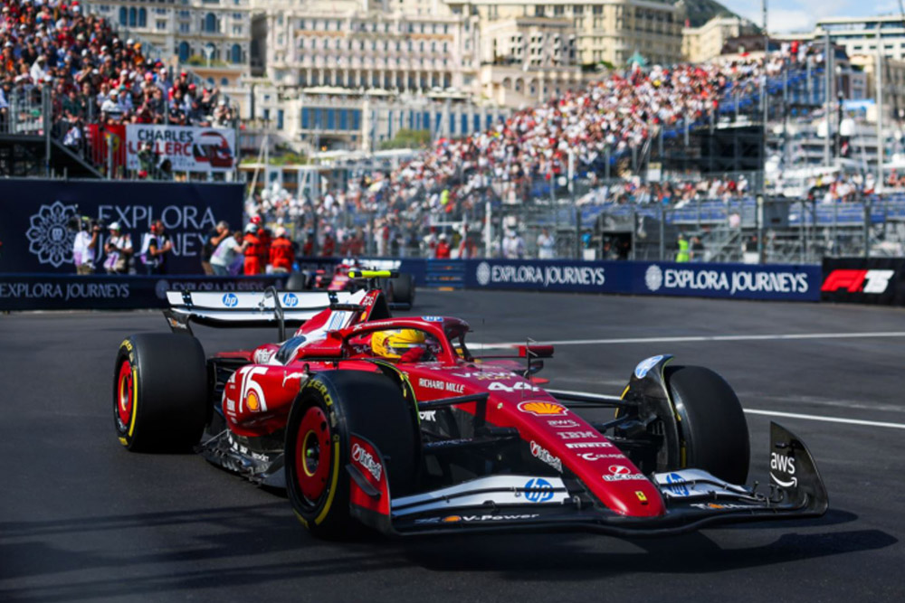 予約商品 ** BBR P18267C44DIE 1/18 Ferrari SF-25 Monaco GP livery