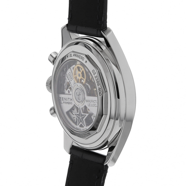 03.Z386.400/60.C843 シルバー ZENITH（ゼニス）クロノマスター