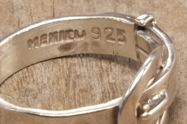 リング 指輪 メキシカン ジュエリー ヴィンテージ シルバー 925（R060)