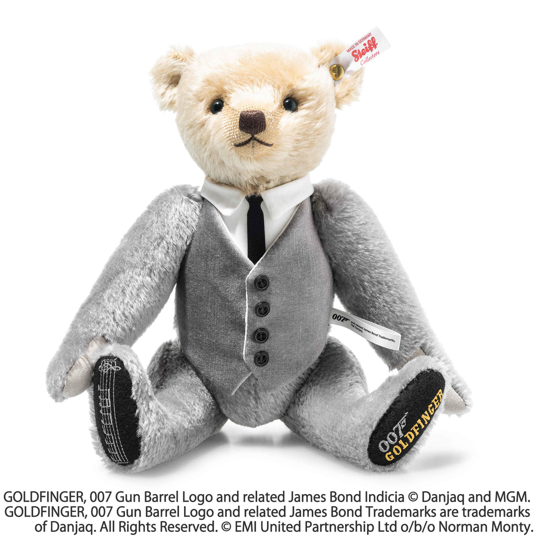 ジェームズ・ボンド ゴールドフィンガー ミュージカルテディベア