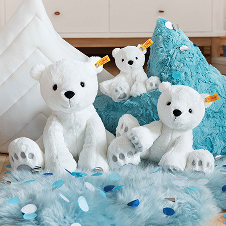 ポーラーベアのラッセ 28cm | ドイツ最高級テディベアのシュタイフ日本