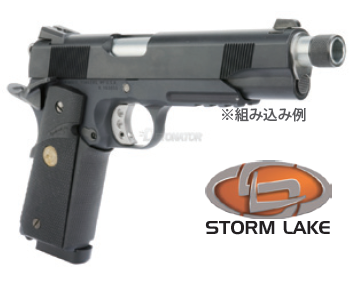 DETONATOR Storm Lakeタイプ アルミアウターバレル 東京マルイ M1911