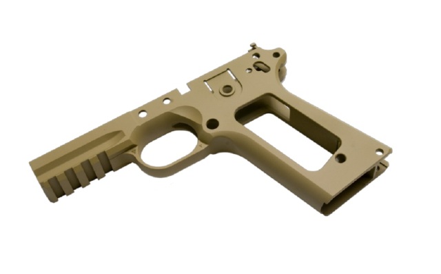 DETONATOR Colt M45A1 カスタムアルミフレーム TAN 東京マルイ M1911