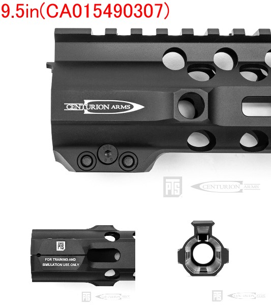 PTS Centurion Arms M-Lok CMRレイルハンドガード (9.5in/13.5in）