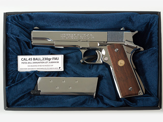 国内メーカー】東京マルイ コルト ガバメント シリーズ'70 ニッケル