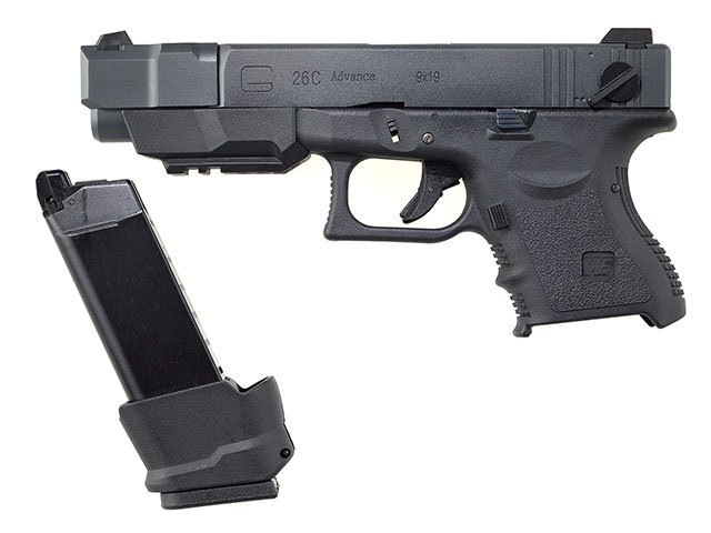 WE G26C Gen.3 Advance GBB BK （グロック26 ガスブローバックガン