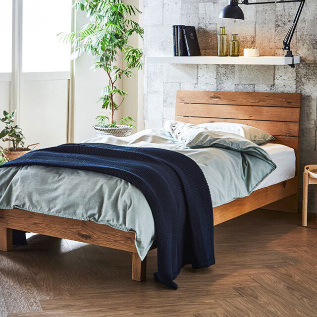 アイクベッドフレーム｜愛知県で天然木のベッドムをお探しなら、西尾の