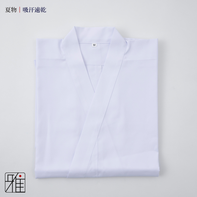 弓道 男性用 夏用 吸汗速乾 上衣 LL・3L｜ポリエステル100% 【メール便