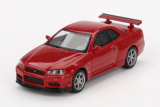 MINI GT 1/64 Nissan スカイライン GT-R R34 Vスペック アクティブ