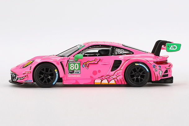 MINI GT 1/64 ポルシェ 911 GT3 R IMSA バージニア Roxy 2023 #80 AO