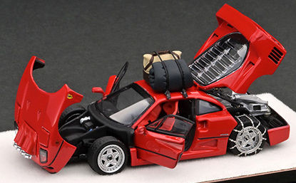 PGM 1/64 フェラーリ F40 Snow Drift Version （レッド）