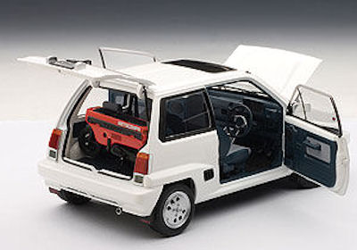 オートアート 1/18 ホンダ シティ ターボ II （ホワイト