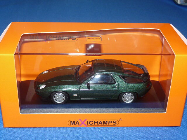 マキシチャンプス 1/43 ポルシェ 928 S 1979 （グリーンメタ）