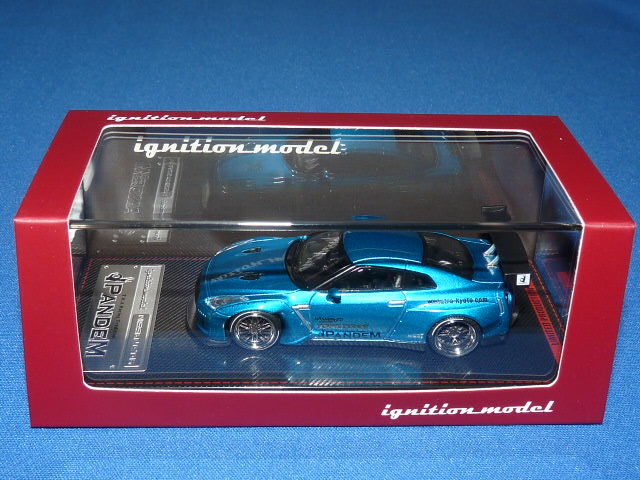 イグニッション 1/64 PANDEM R35 GT-R （ブルーメタ）