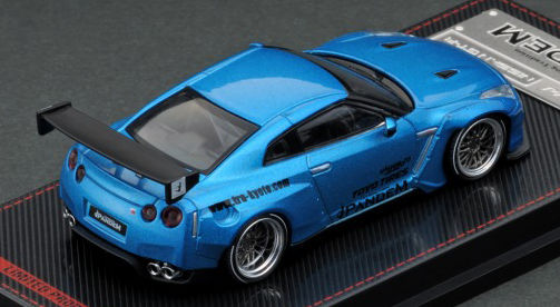イグニッション 1/64 PANDEM R35 GT-R （ブルーメタ）