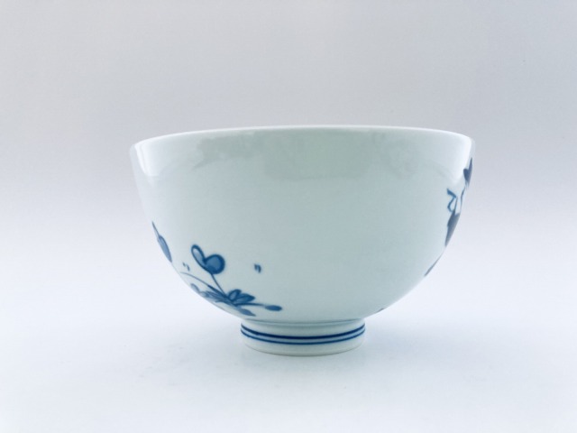 紅毛人5寸深丼 しん窯 青花