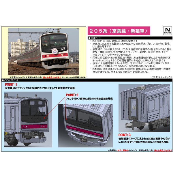 TOMIX JR 205系新塗装車両セット 98878 JR 205系通勤電車（京葉線・新