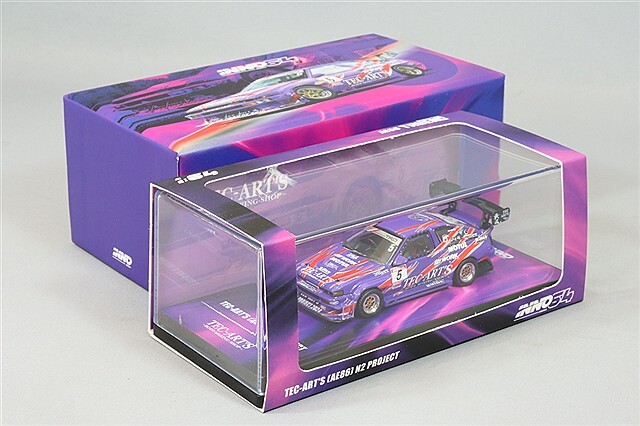 イノモデル 1/64 トヨタ スプリンタートレノ (AE86) N2 PROJECT BY Tec