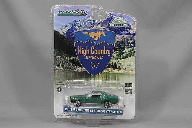グリーンライト 1/64 1967 フォード マスタング GT ファストバック