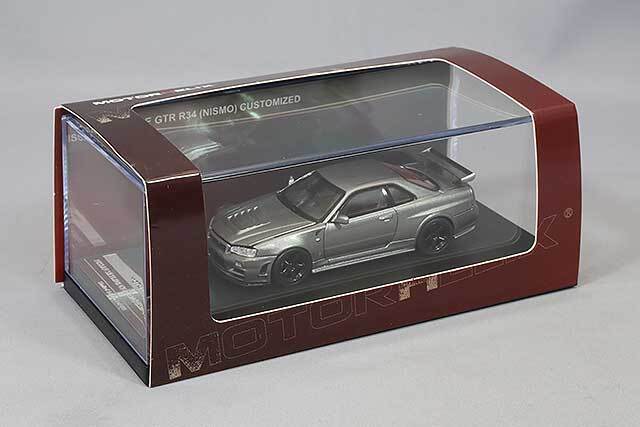 MOTORHELIX 1/64 日産 スカイライン GTR R34 ニスモ CRS Ver. ガン