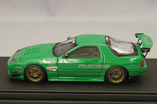 イグニッションモデル 1/43 マツダ RX-7 (FC3S) RE雨宮 グリーン/ENKEI