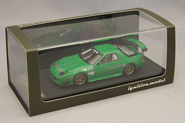 イグニッションモデル 1/43 マツダ RX-7 (FC3S) RE雨宮 グリーン/ENKEI