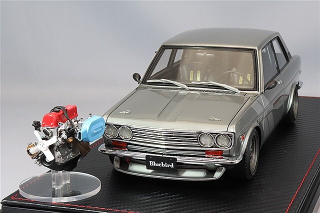 イグニッションモデル 1/18 ダットサン ブルーバード (510) ガン