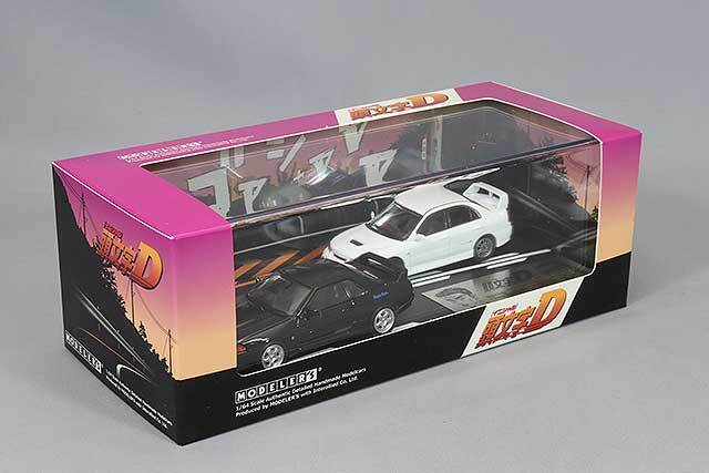 モデラーズ 1/64 頭文字D セットVol.18 中里毅 スカイラインGT-R(BNR32