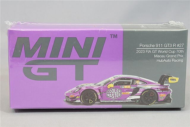 TSM ミニGT 1/64 ポルシェ 911 GT3R HubAuto 2023 FIA GT ワールド