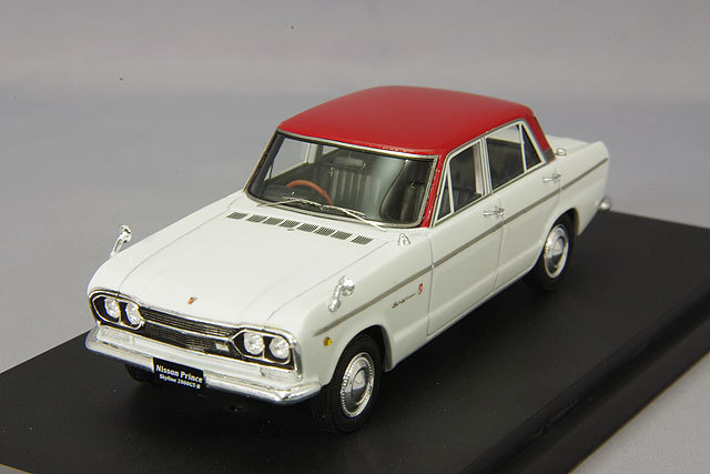 MARK43 1/43 日産 プリンス スカイライン 2000GT-B (S54B-3) レッド