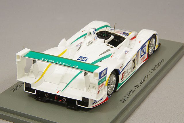 スパーク 1/43 アウディ R8 2005 ルマン24H ウィナー #3 M.ワーナー
