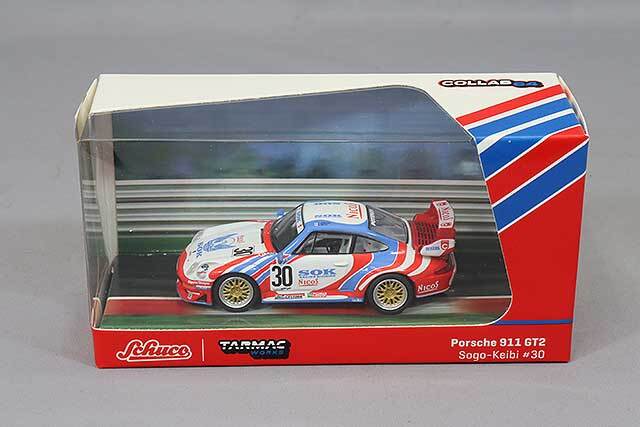 Tarmac x シュコー 1/64 ポルシェ 911 GT2 Sohgo-Keibi #30