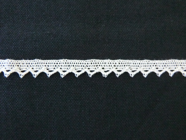 極細番手レース 薄手トーションレース リバーレース風 綿素材 オフ