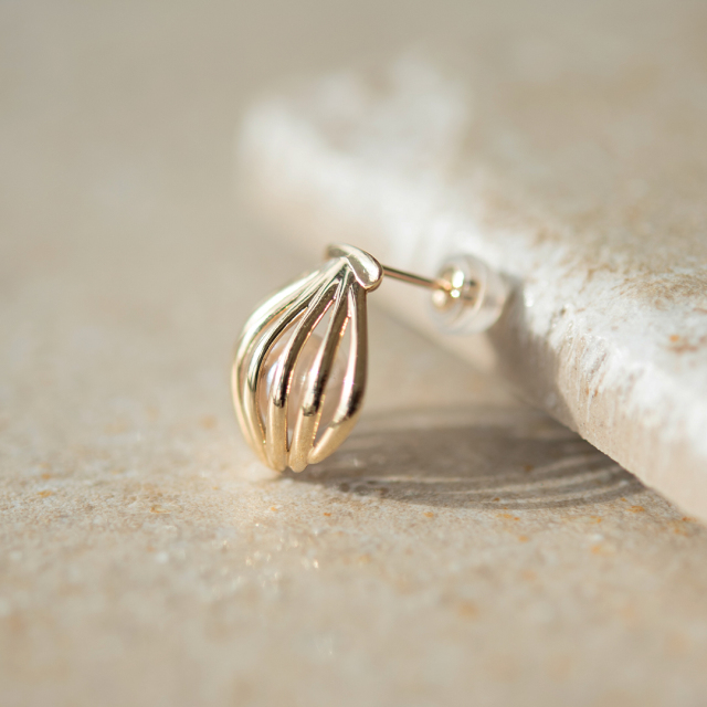 片方】JLコンペ2025大賞作品 ピアス K10イエローゴールド(JL