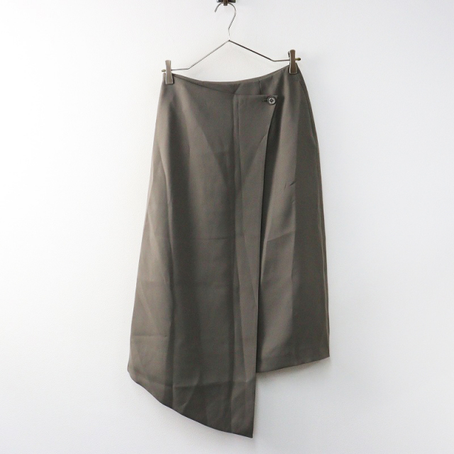 定価3.7万 ハイク HYKE WRAP SKIRT ラップ スカート 14054 1□グレー系