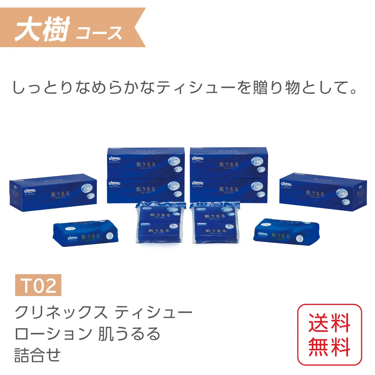 公式】ギフトセット ローションティッシュ詰合せ クリネックス 肌