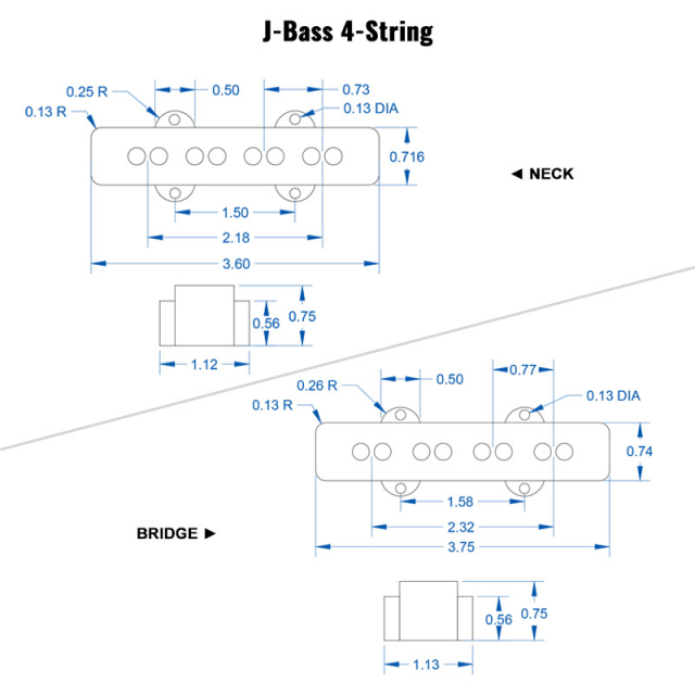 LOLLAR PICKUPS/70s Jazz Bass Set【お取り寄せ商品】