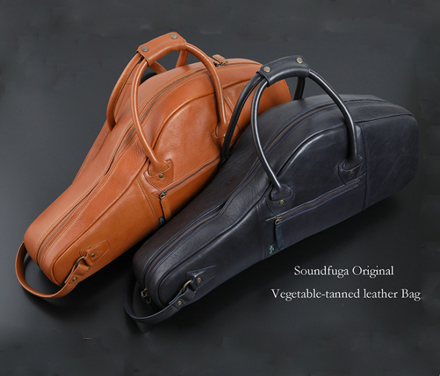SOUNDFUGA オリジナル Vegetable Tanned Leather ALTO CASE アルト本革