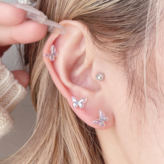 16G ］ぷっくりしたフォルムが愛らしい オーロラ バタフライ butterfly