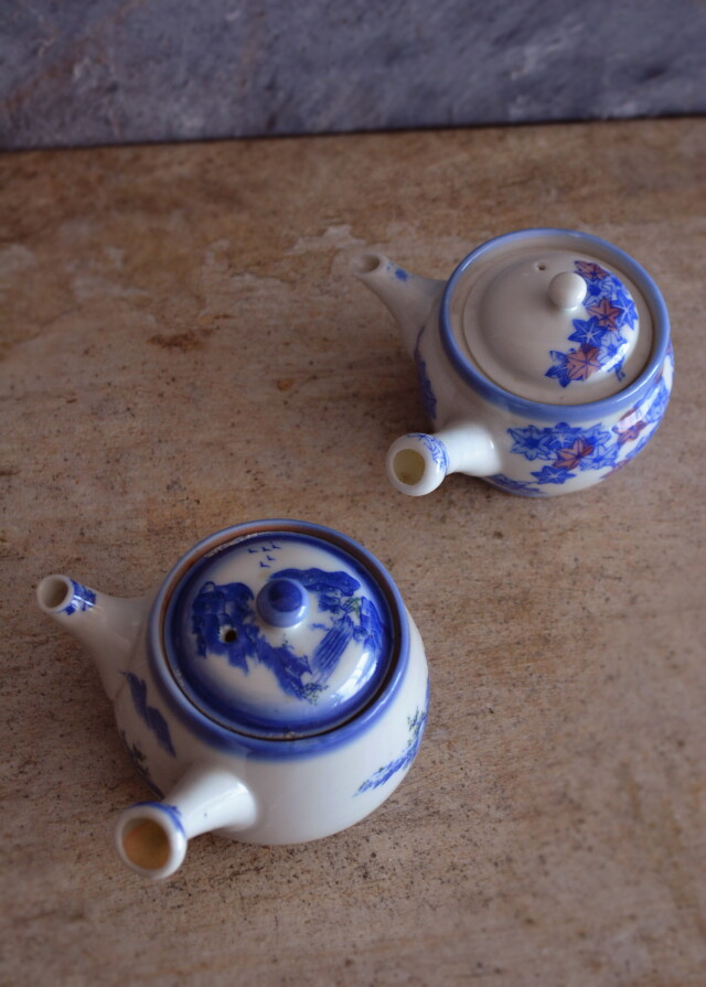 Antique Sam's Collection 高橋道八 煎茶器 急須 茶碗4客セット 薫蘭