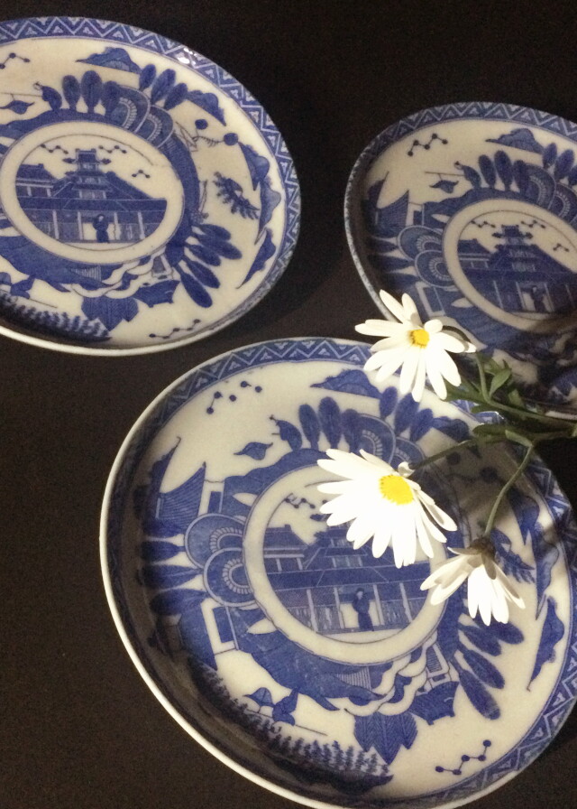 染錦色絵大皿 色絵大皿 オードブルプレート 飾り皿 直径315mm