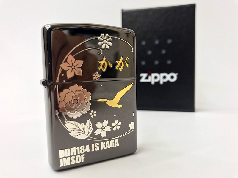 ZIPPO(護衛艦かがType3[側面図＆ロゴ])
