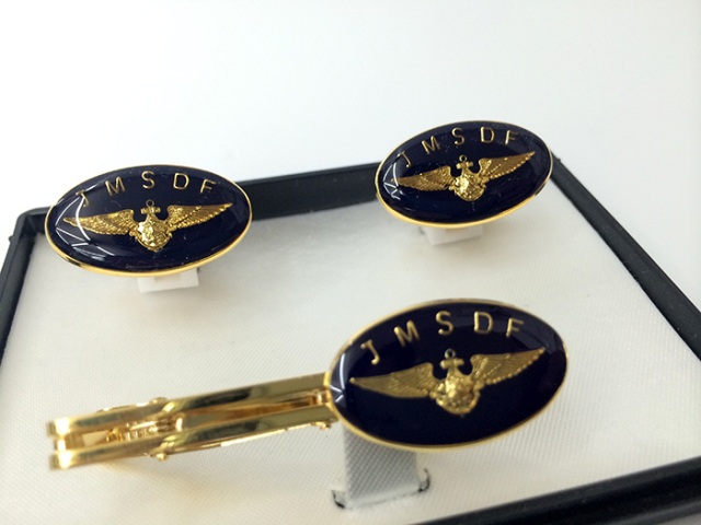 海上自衛隊航空き章 カフスセット