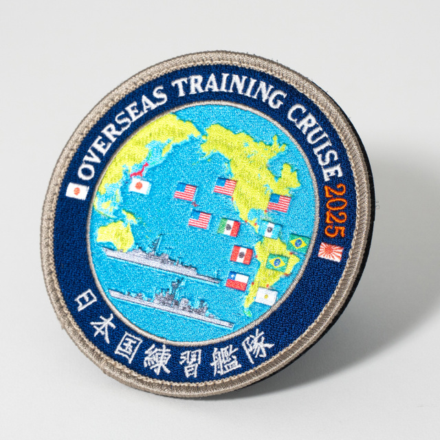 ワッペン(JAPAN TRAINING SQUADRON 2025)Type2（国旗入）