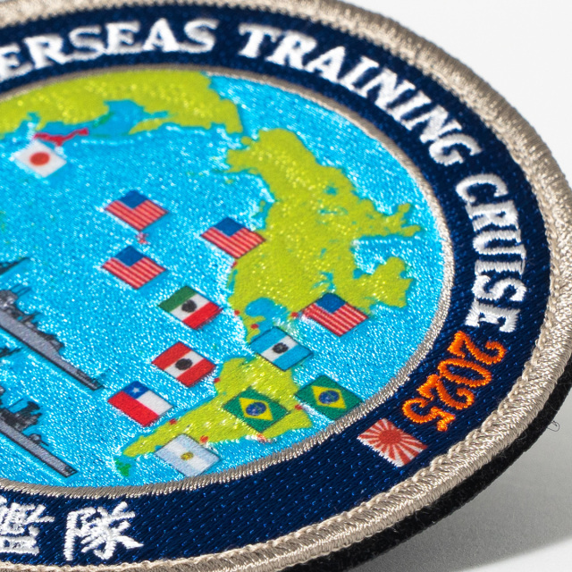 ワッペン(JAPAN TRAINING SQUADRON 2025)Type2（国旗入）