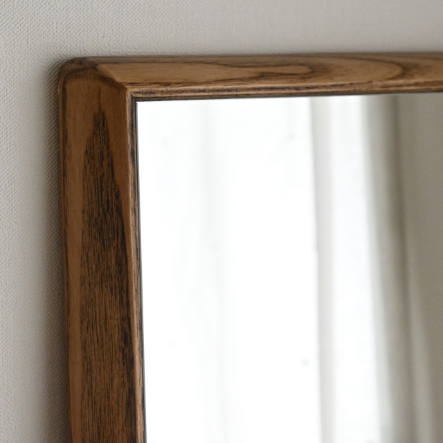 SENNOKI ステラ ウォールミラー ホワイトアッシュ W27×27 壁掛け 卓上